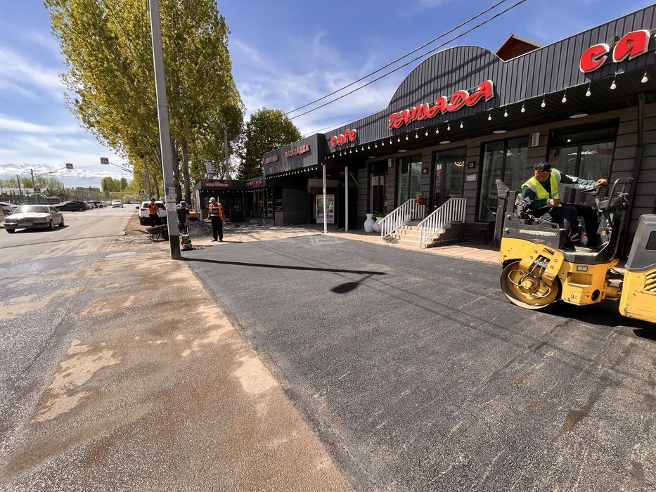 Асфальт Асфальтирование Укладка