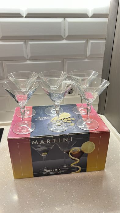 Бокалы для мартини, Bohemia Crystal (Чехия)