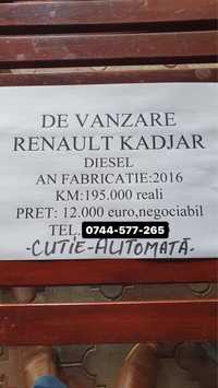 Vand Renault Kadjar,an:2016,cutie automata,pret 12.000 euro negociabil