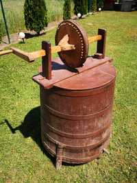 Centrifuga (extractor)  vechi de miere din lemn FUNCTIONAL