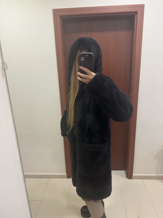 Плюшени палтенце хс