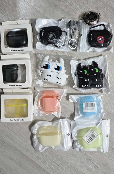 Чехлы для наушников Air pods, Huawei, Sony, Samsung