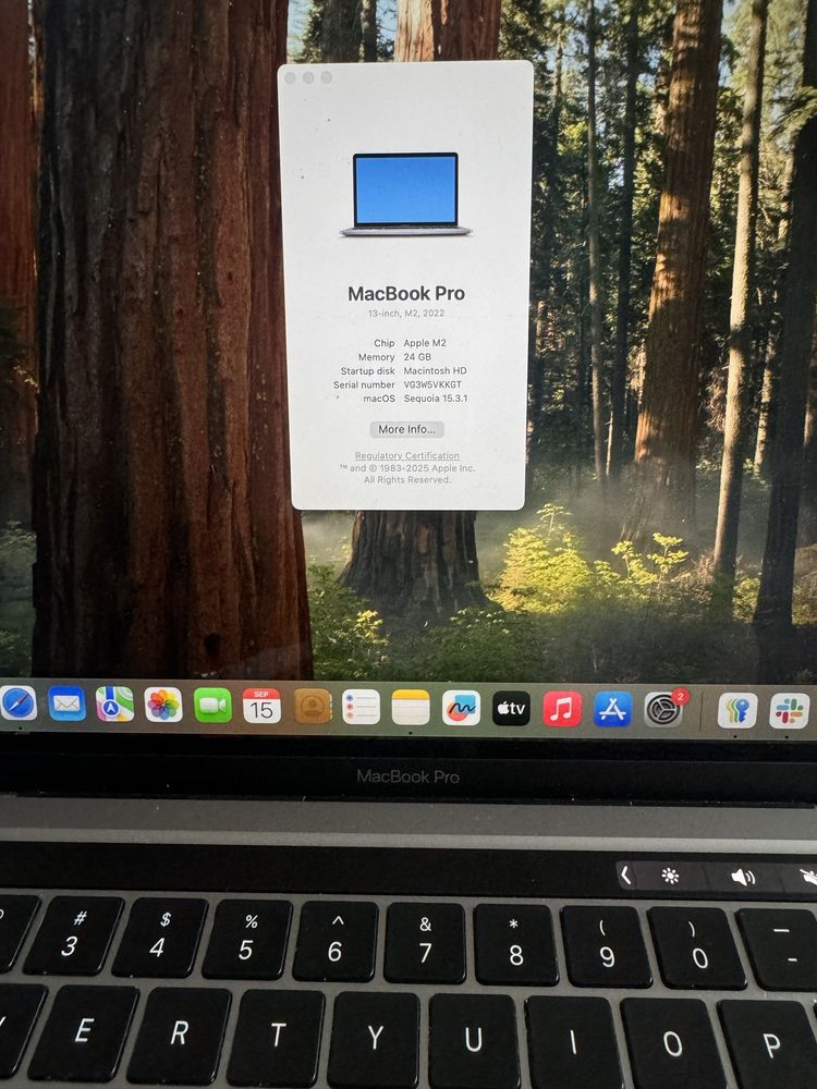 Лаптоп MacBook Pro