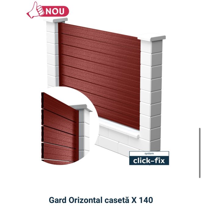 Garduri orizontale tip jaluzea model Zebra de la Caretta