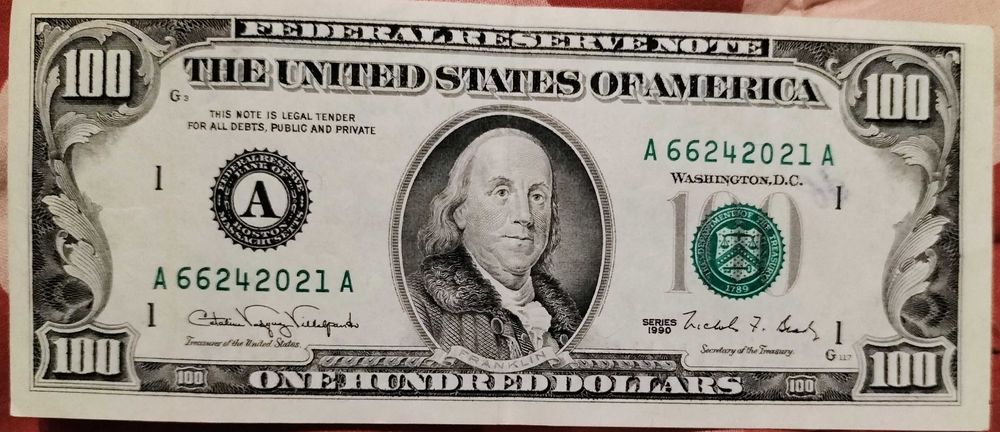 Bancnote dolari 1990-1993