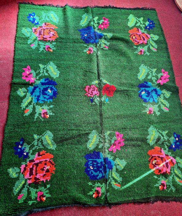 Ръчно тъкан родопски вълнен китеник - НОВ!