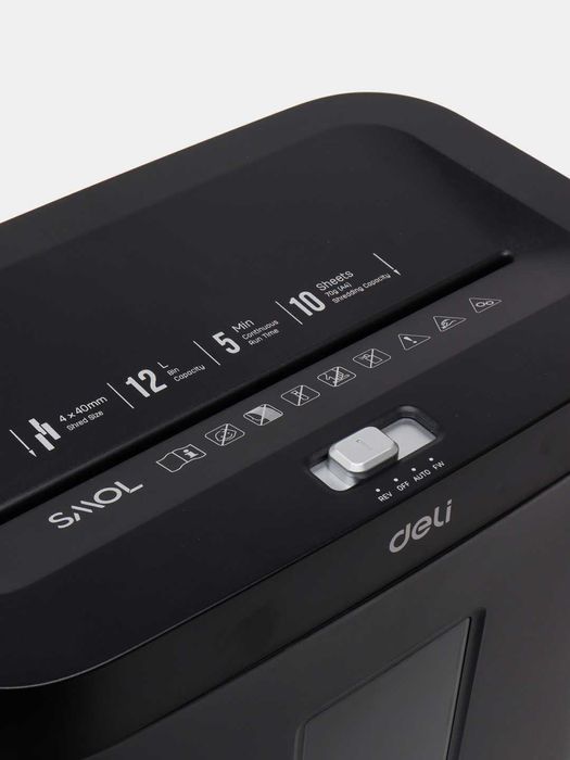 Уничтожитель для бумаги ET022 Deli ORIGINAL!