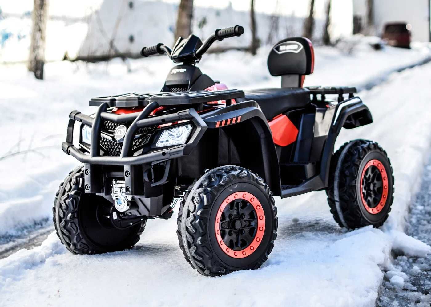ATV electric 4x4 cu accesorii incluse, BJS615 320W 24V, culoare verde