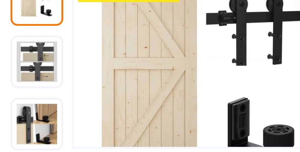 Kit usi glisante 200cm