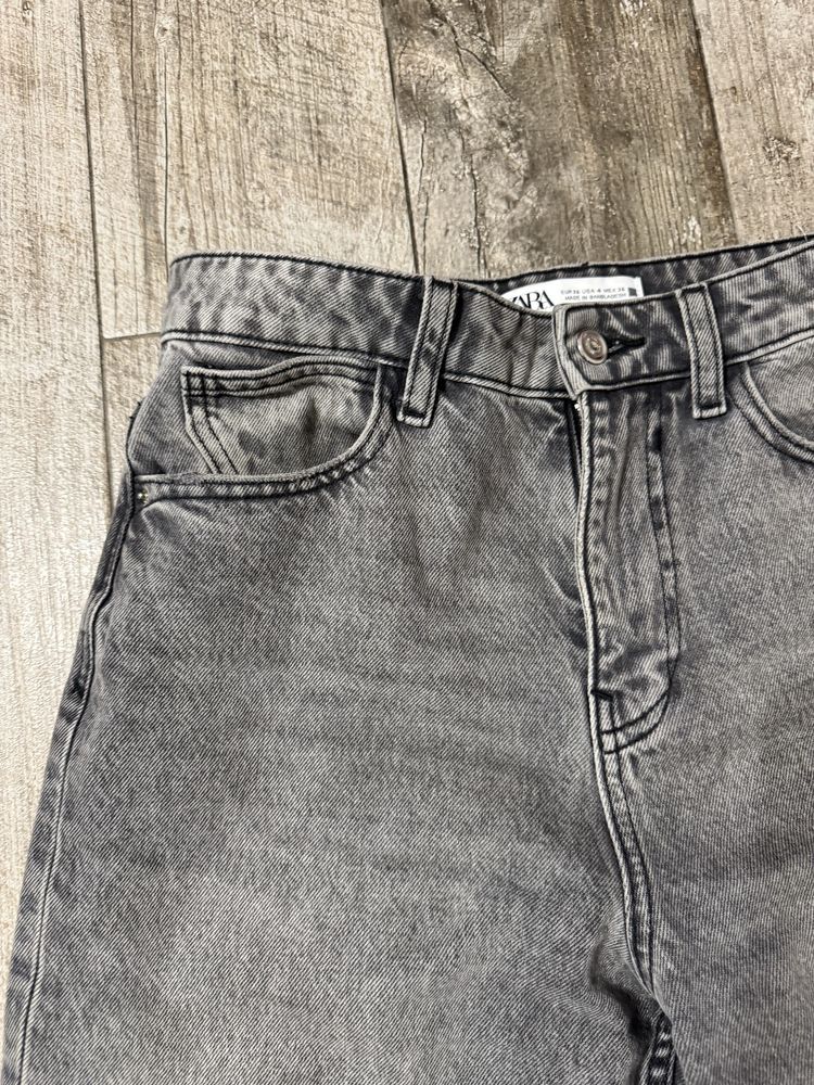ZARA сиви дънки byfriend