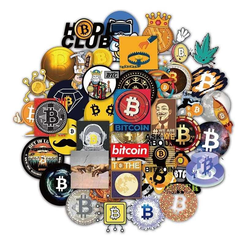 Bitcoin Stickers - стикери