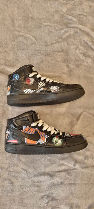 Nike Air force 1 Supreme NBA Black 40
