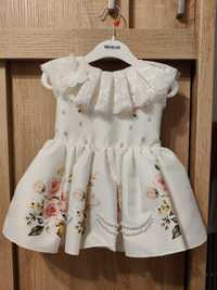 Бебешка рокля с флорален принт - JUNONA