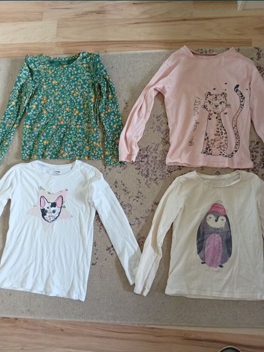 set lot 4 bluze 134 8 9 ani c&a cool club fete fata fetita