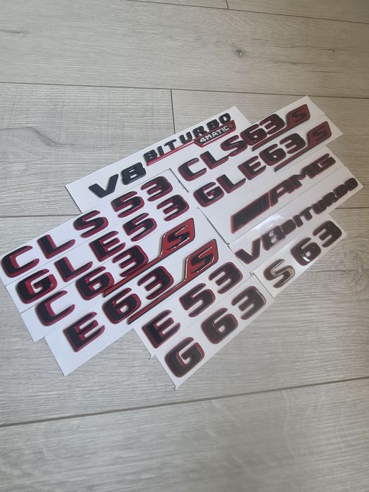 Emblema-Bicolora-Mercedes-AMG-V8-Biturbo-E53-G63-S63-CLS53-GLE63S-C63