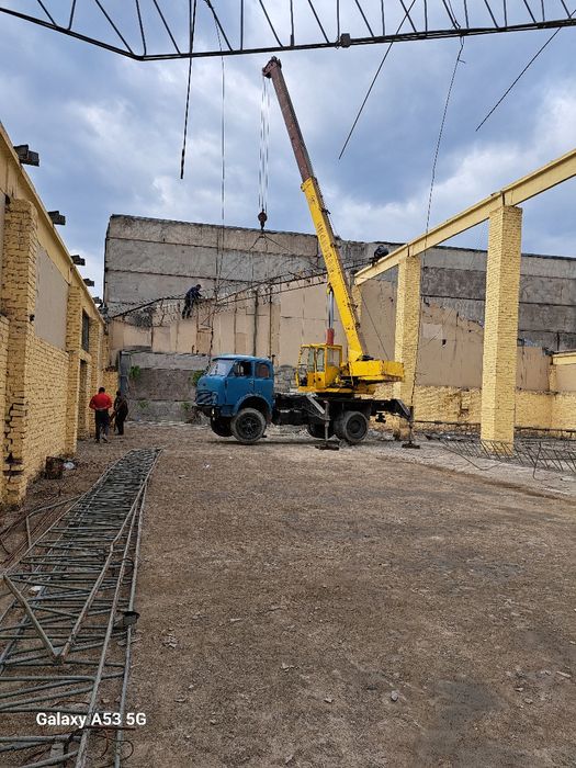 Услуги автокрана 14тон 14 метр 25тон 21метр