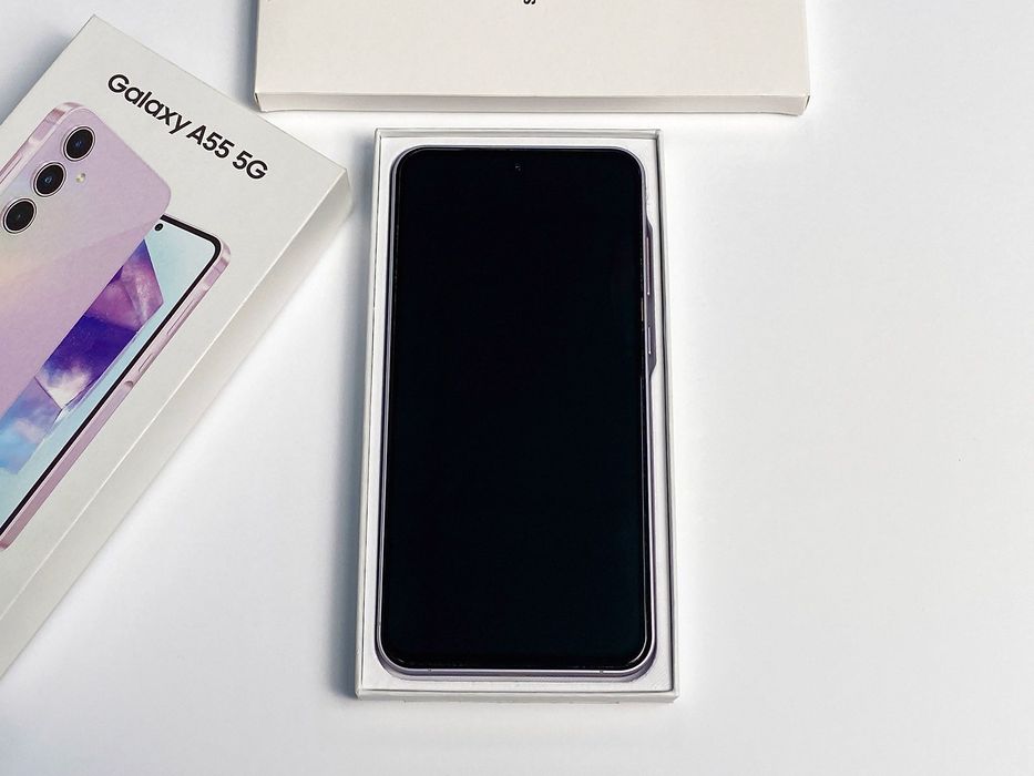 Смартфон Samsung Galaxy A55, 8GB, 256GB, 5G, Awesome Lilac