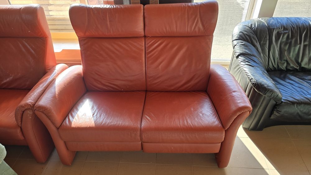 Set Canapele Piele Naturală