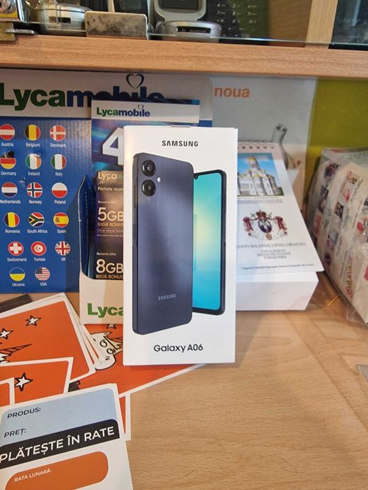 Samsung A06 - Nou, Sigilat - 128GB -6/64 *4/128*Negru