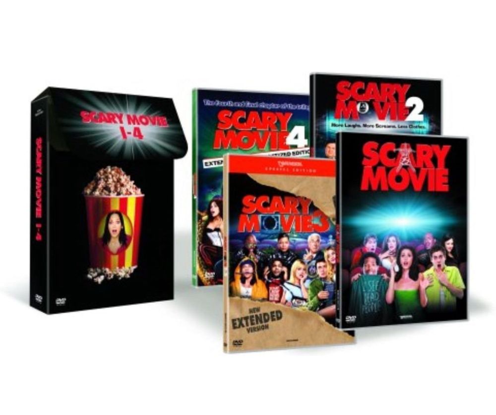Filme Scary Movie Collection DVD 1-4 BoxSet ( Originale )