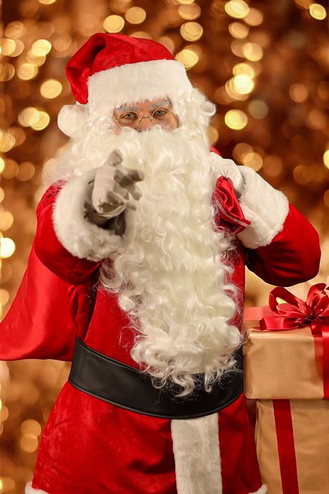 Moș Crăciun și spiriduș