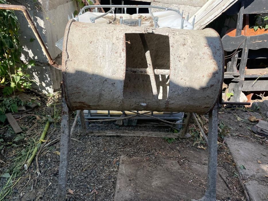 Ручная  бетономешалка