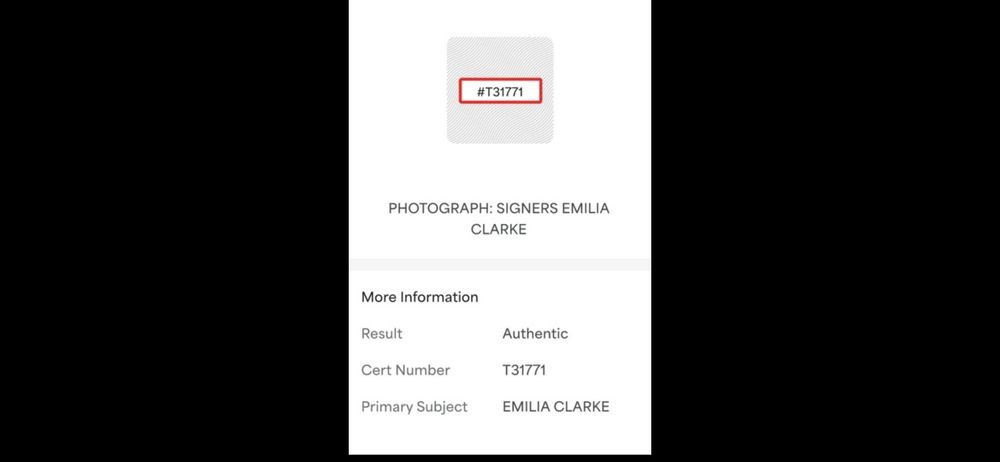 Emilia Clarke ( Game of Thrones - Daenerys)