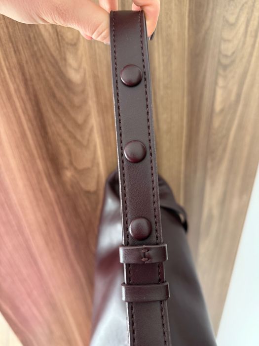 Чанта Zara бургунди