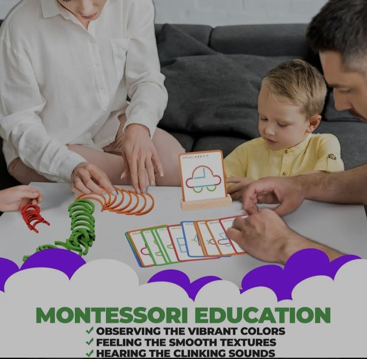 Joc creativ din lemn, 120 de piese