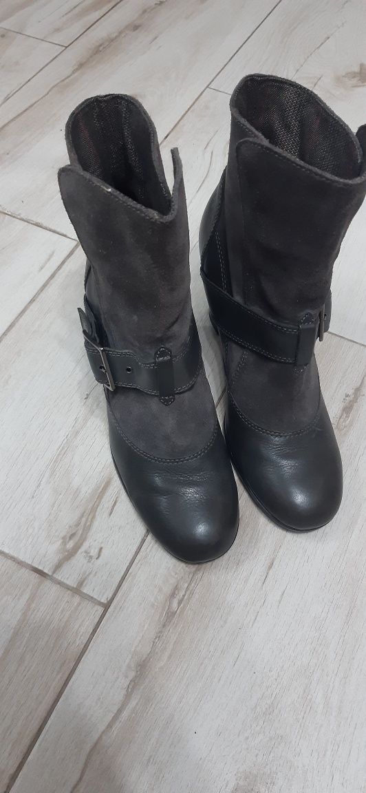 Botine piele naturală