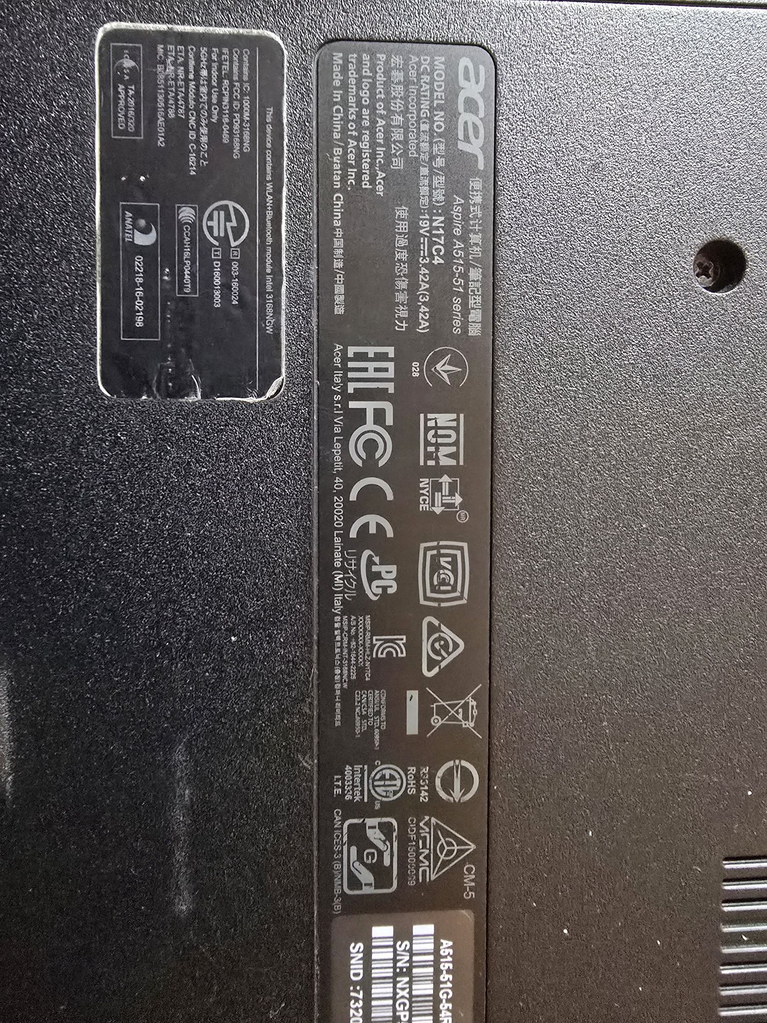 Acer Aspire 5 A515-51 Series
