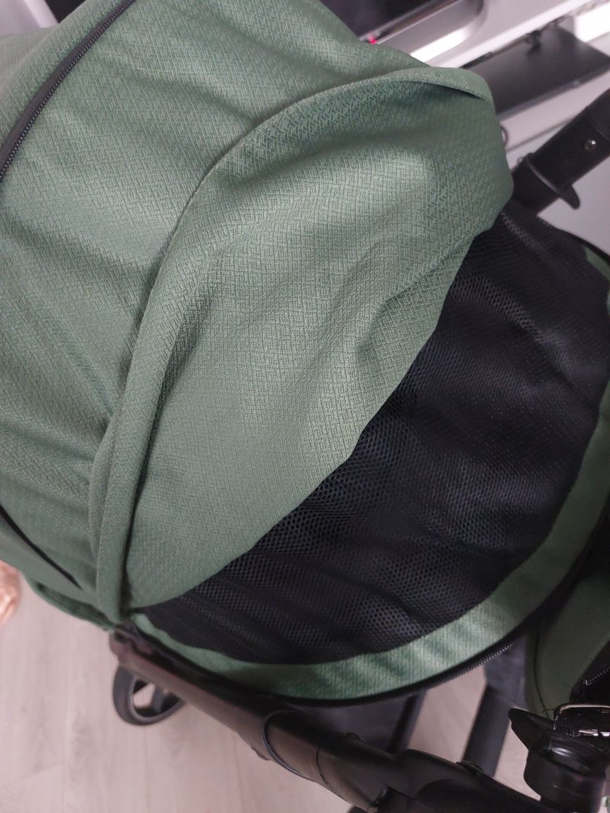 Бебешка количка 3в1 Roan Ivi Boho Green.