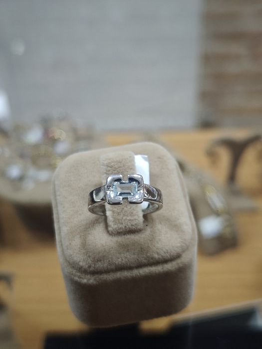 Inel aur alb 18k 3.92gr (r)