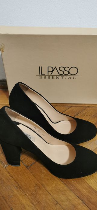 Pantofi IL Passo, piele intoarsa