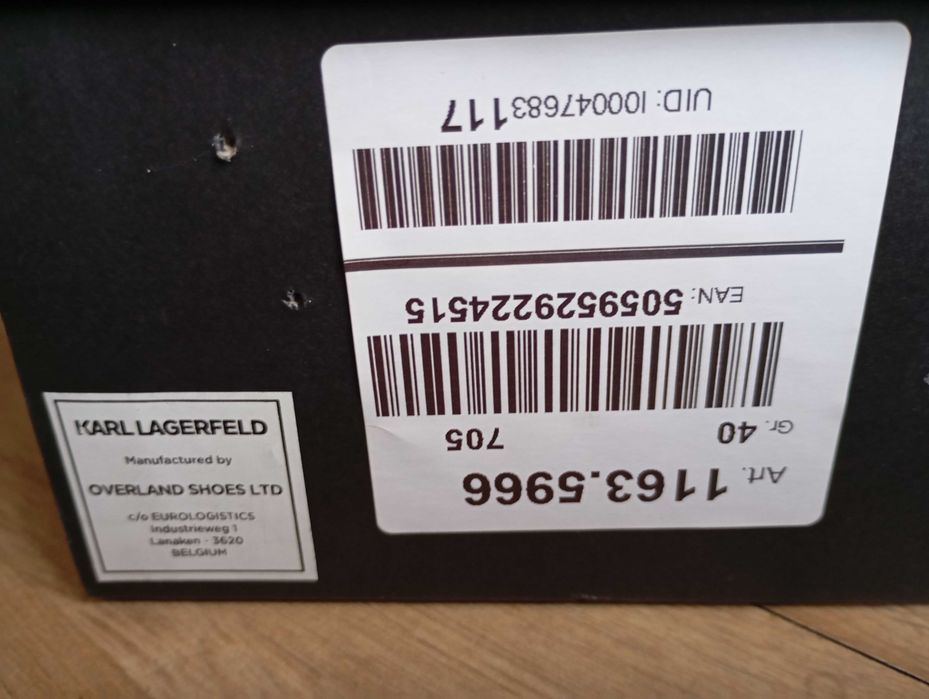 Karl Lagerfeld Velocita II – оригинални маратонки, номер 40 EU