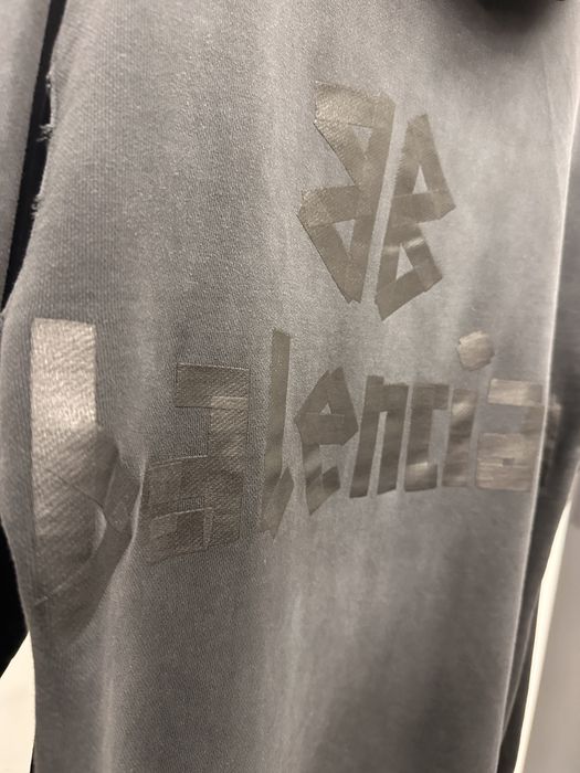 Hanorac B.alenciag.a bumbac 100%