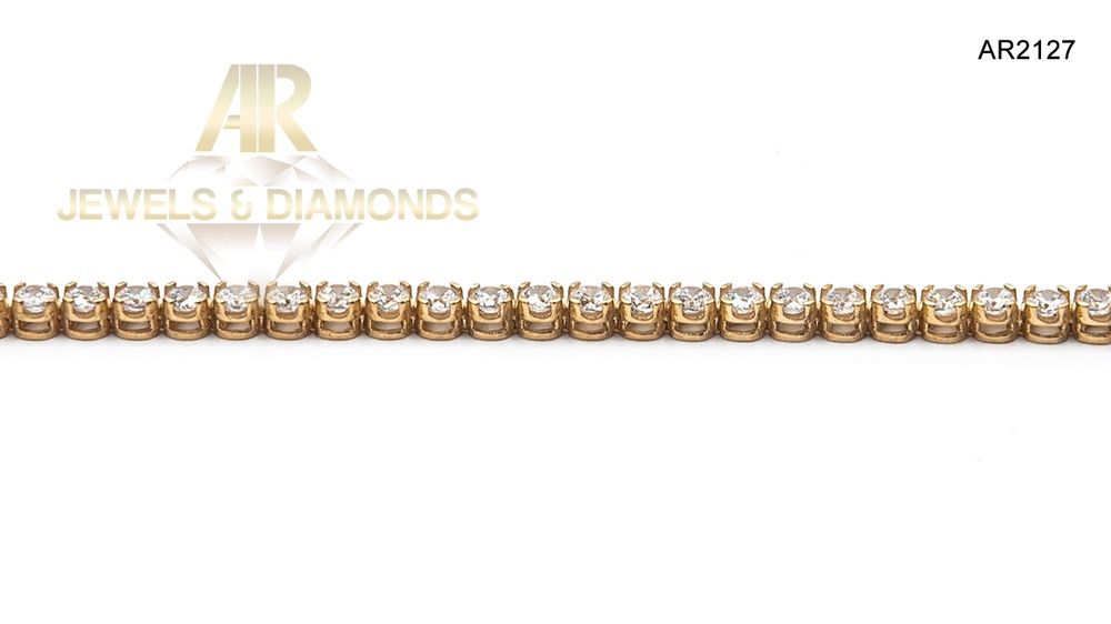 Bratara Tennis Aur 14 K model ARJEWELS&DIAMONDS(AR2127)