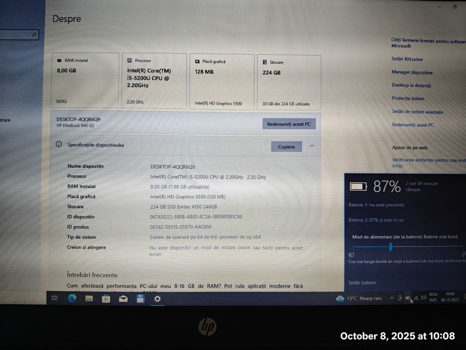 Laptop Hp diagnoza auto Delphi Haynes Autocom