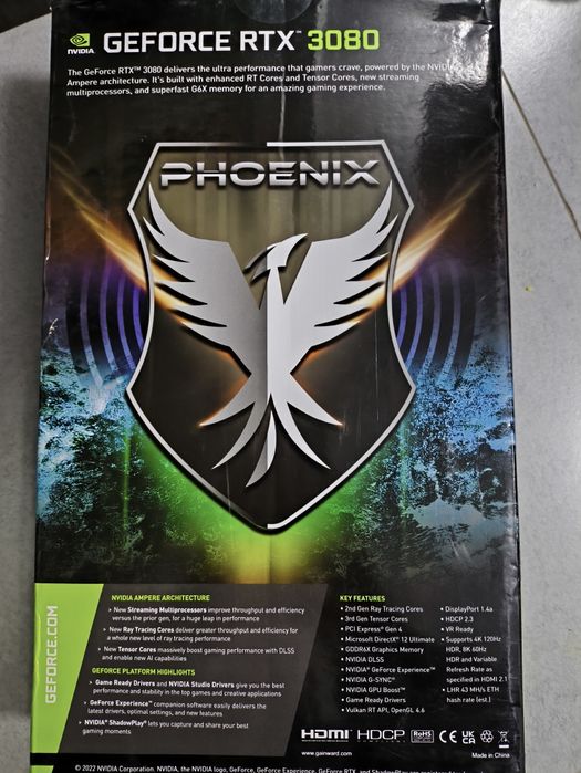 Видеокарта Gainward RTX 3080 Ti 12 gb