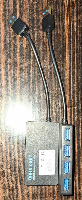 SET 2 bucăți: Hub USB 3.0 de Mare Viteză - 4 Porturi