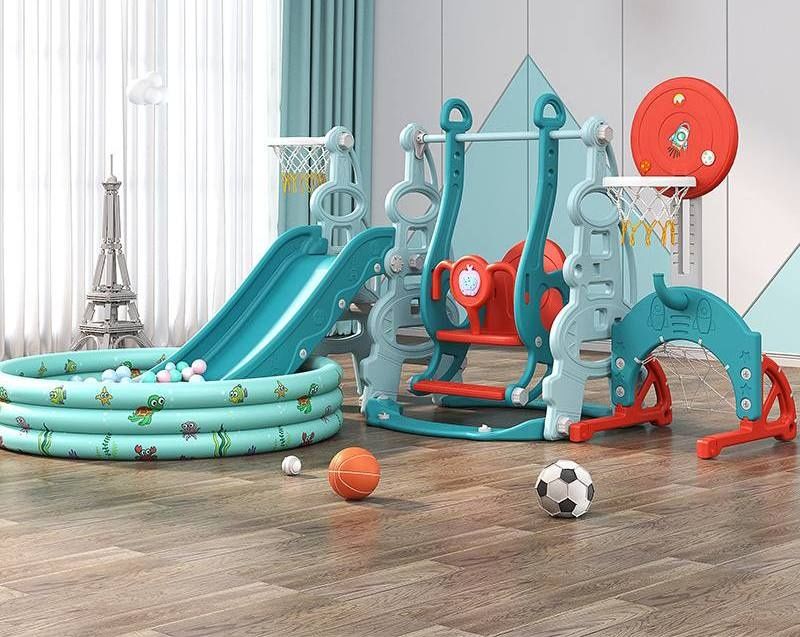 Sirpanchiq,sharikli baseyn,arģimchoq,basketbol savati ,va darvoza