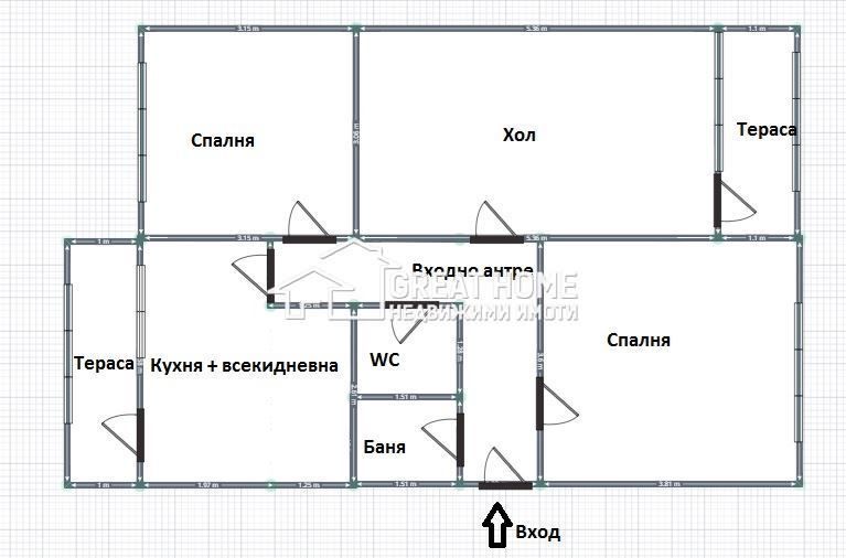 Продава се Четиристаен апартамент в Търговище, Запад 2 - 80 кв.м за 957 €/кв.м - Снимка #7