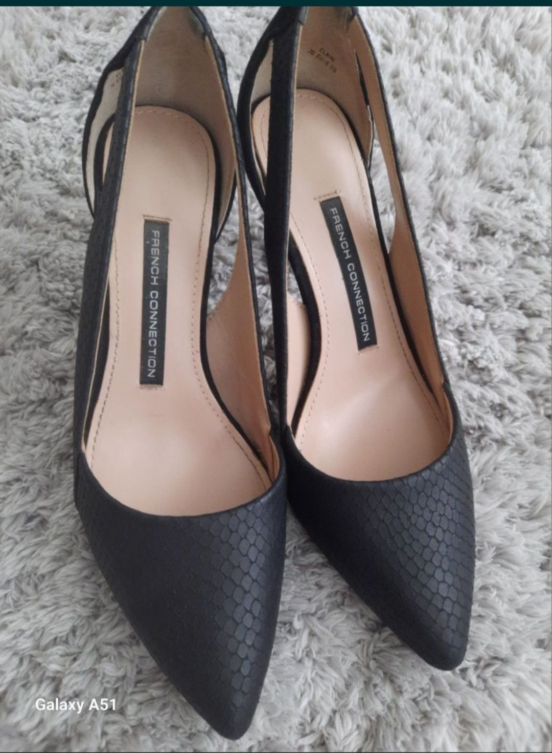 Pantofi stiletto culoare negru (36)