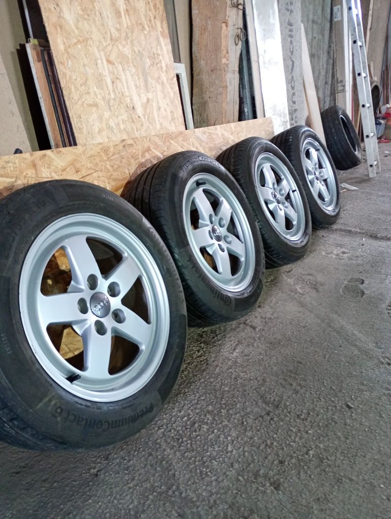 AUDI оригинални магнезиеви джанти 205/55/16 7J ET35 5x112 цо66