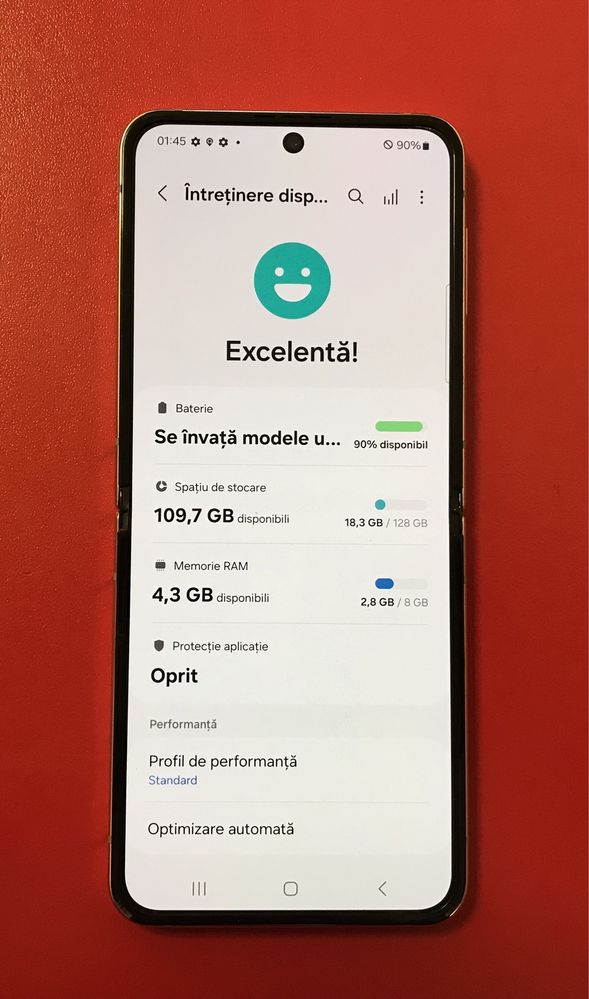 Samsung Z Flip4  probleme banda