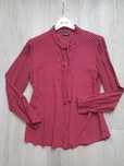 Bluza/camasa office 38-40 visiniu cu buline
