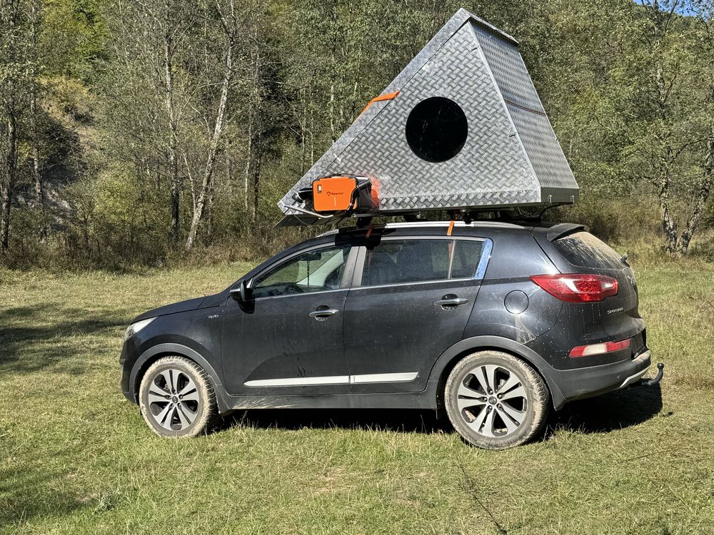 Cort de plafon / cort auto cu prindere pe plafon / roof tent aluminiu