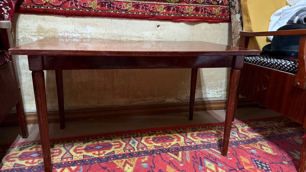 Комплект раздвижной диван, кресла и стол