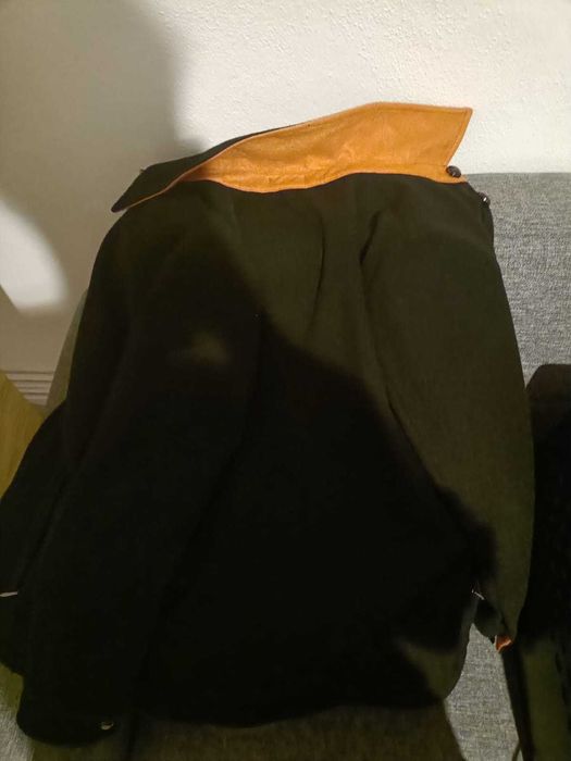 Palton negru primavara-toamna, pentru barbati, marimea 48