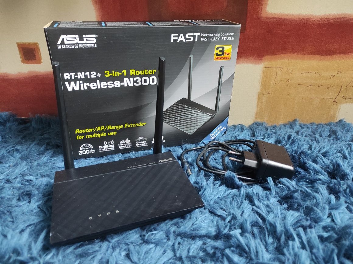 ASUS RT-N300 Wireless-N300 3-in-1 Router